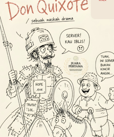Kebangkitan Don Quixote /sebuah  naskah  drama